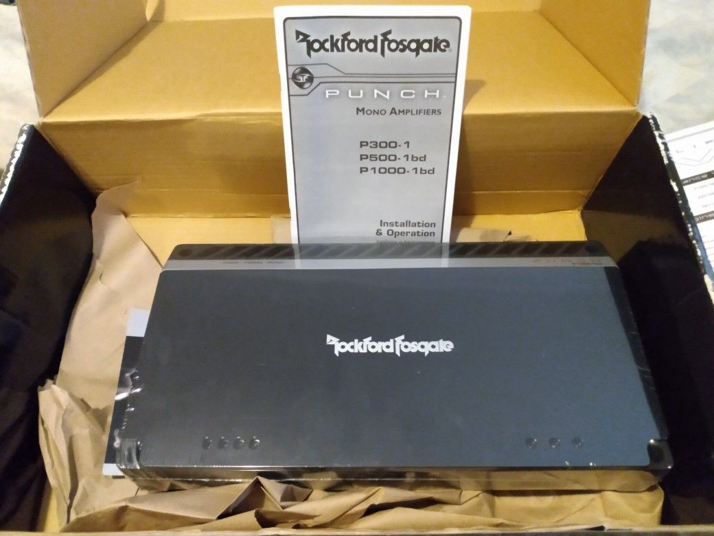 ( Brand New ) Rockford Fosgate Punch 1000BD Amp Amplifier