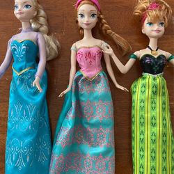 Disney Frozen Barbie Dolls