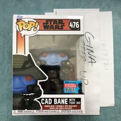 Funko Pop Star Wars Cad Bane 2021 Nycc Convention Exclusive 476