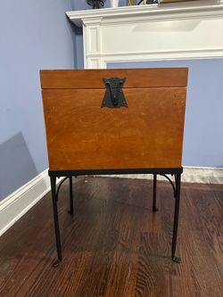 WOODEN FILING CABINET