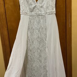 Women’s White Long Dress