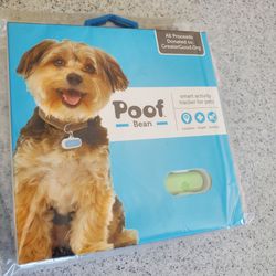 Poof Bean Pet Activity Tracker, Lime