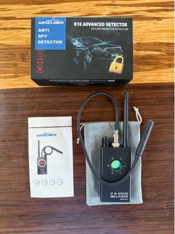 K18 Advanced Anti Spy, Hidden Camera, GPS Bug, Listening Device, and Radio Scanner Detector