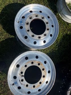2 front float alcoa wheels