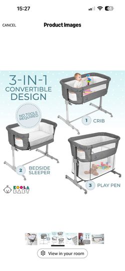 3 in 1 Baby Bassinet