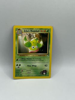 Pokemon Gym Heroes Erika’s Weepinbell (HP70) Card #49