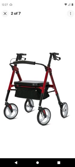 ELENKER ROLLATER WALKER RED