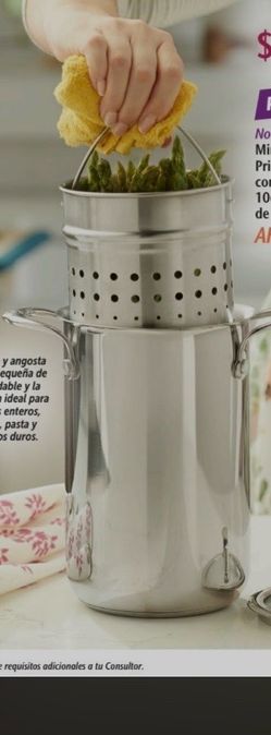 Olla de 3qts vaporera de Princess house