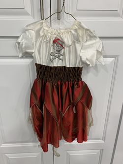 Toddler Girl Pirate Halloween Costume Size 3T-4T