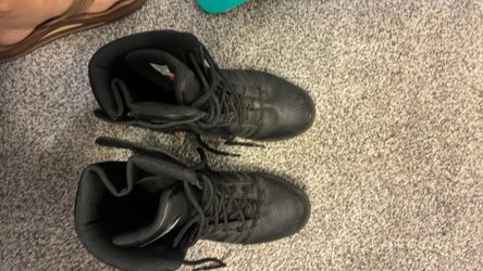 black waterproof swat boots