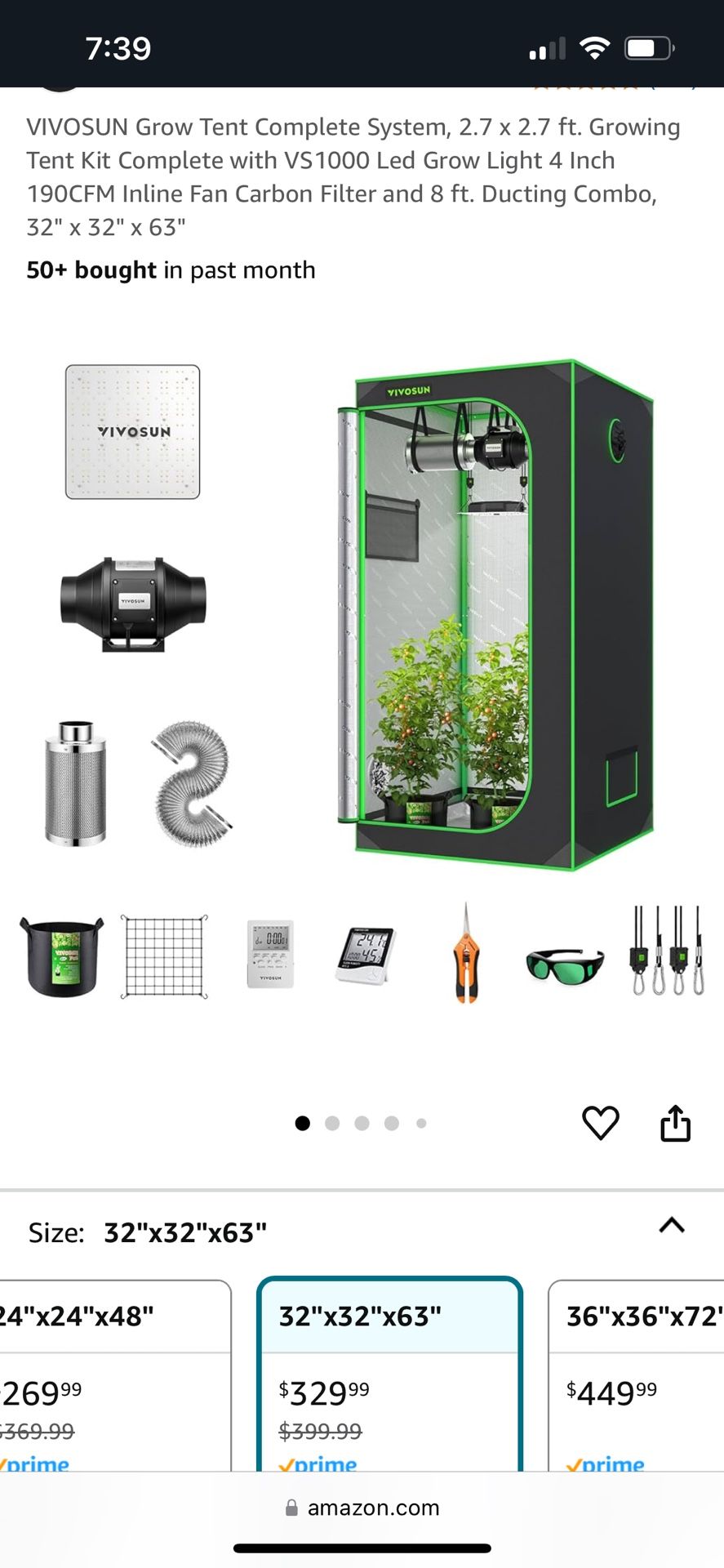 VIVOSUN Grow Tent Complete System