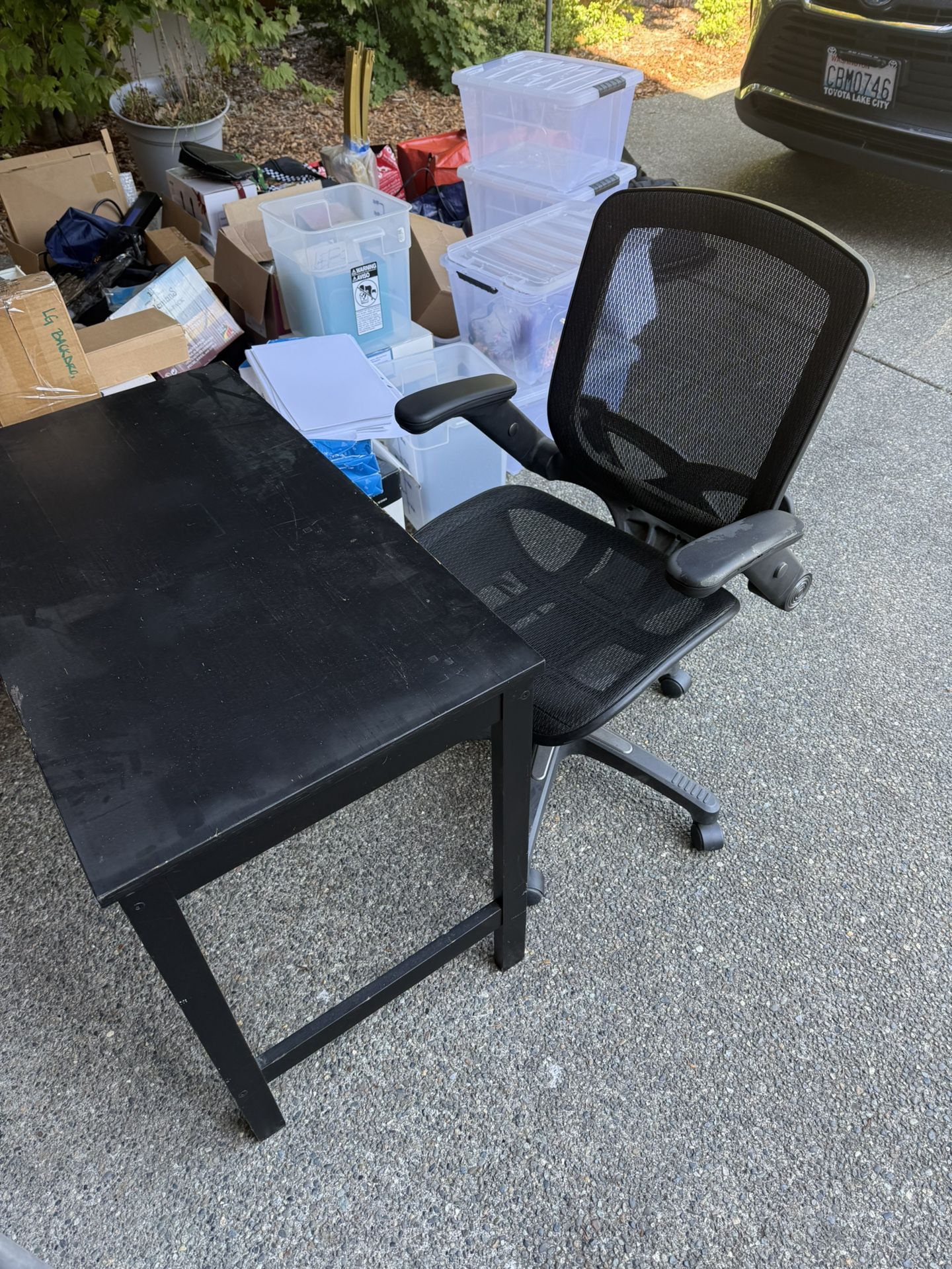 Free Desk And Office Chair 