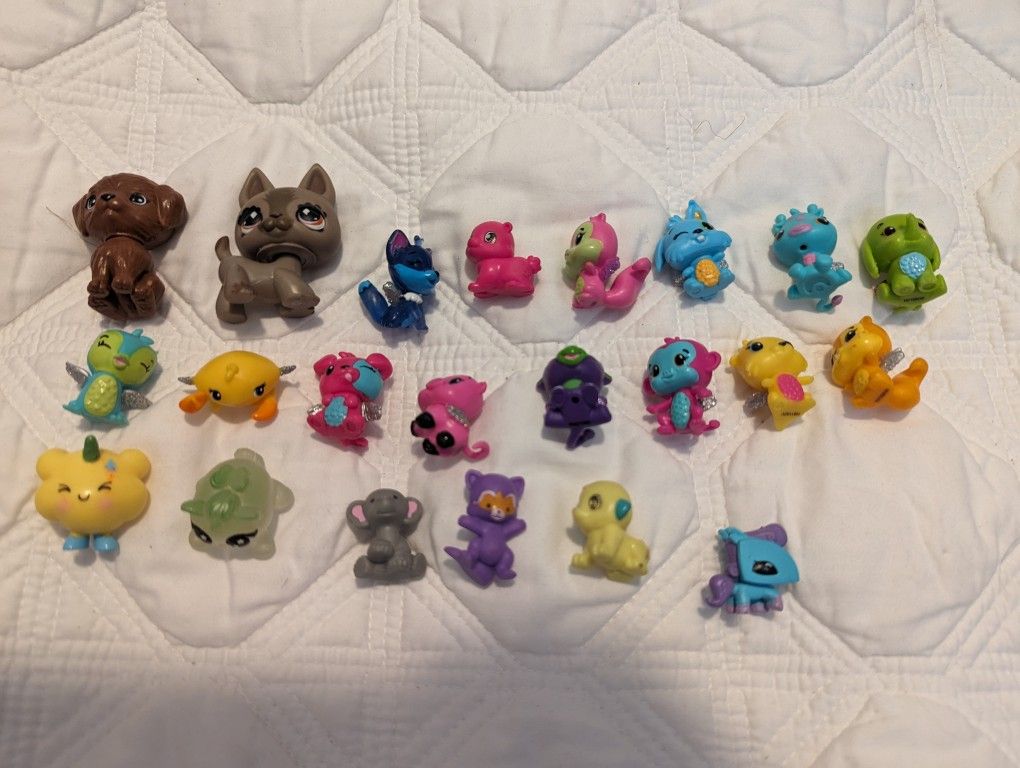 Hatchimals, My Little Pony, and Barbie Animal Figures.