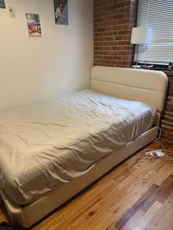 Full bed frame and sealy mattress