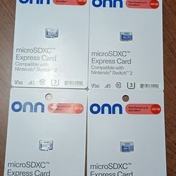 4 Brand New SDXC Express Cards 