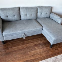 Gray Sleeper Sofa $200