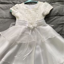 White Dress For 7-8 Year Old