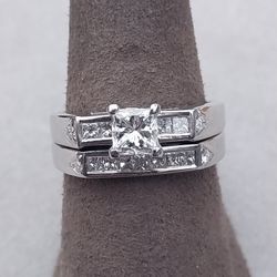 Diamond Wedding Ring Set 💍 ✨️ 