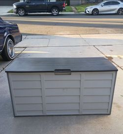 Caja de Almacenamiento 75 gallones patio storage deck box 75 gallon deck box open box brand new 🆕