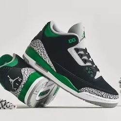 Jordan 3  Pine Green