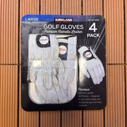 Kirkland Signature Golf Gloves 4-Pack Large