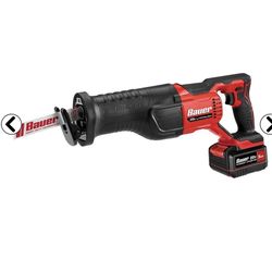 Bauer brushless saw with battery