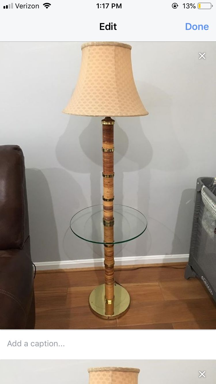 Vintage side lamp