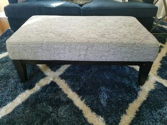 Gray ottoman