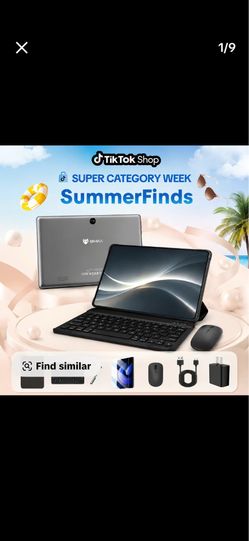 【Summer Sale】MAXPad 2026's 10.1 inch Smart AI new Tablet Android15 128GB 6000mAh big battery,tablets bundle with Keyboard,Case ,mouse,USB-C Adapter,bl