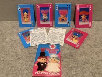 Vintage Treasure Trolls Playing Cards