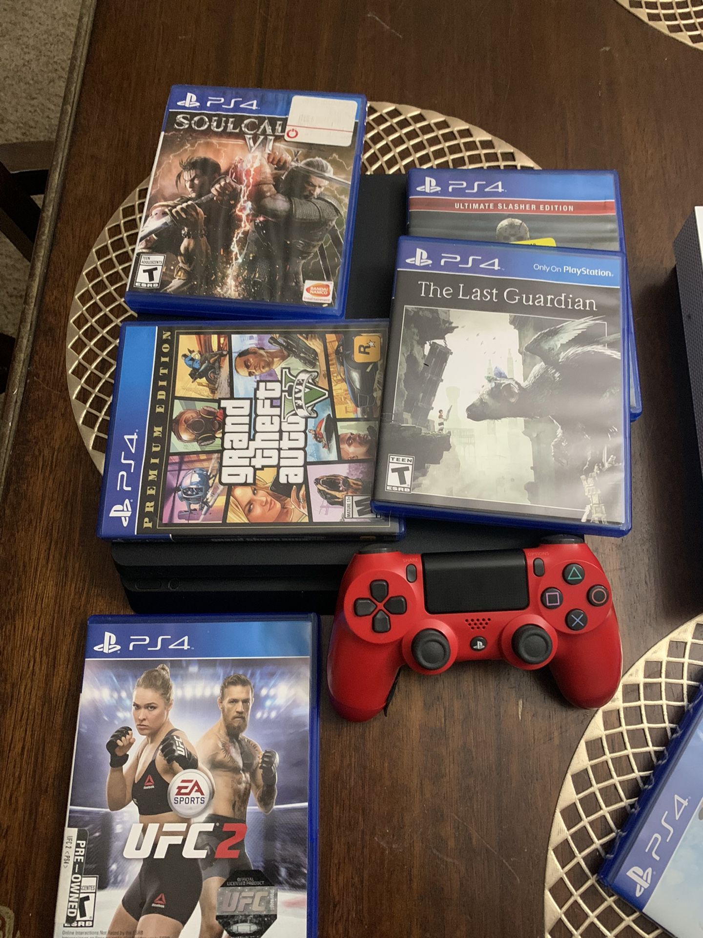 Ps4 Slim 1tb With One Controller And Games