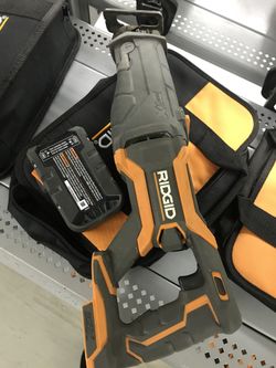 Ridgid 18v Reciprocating Saw With Battery And Charger