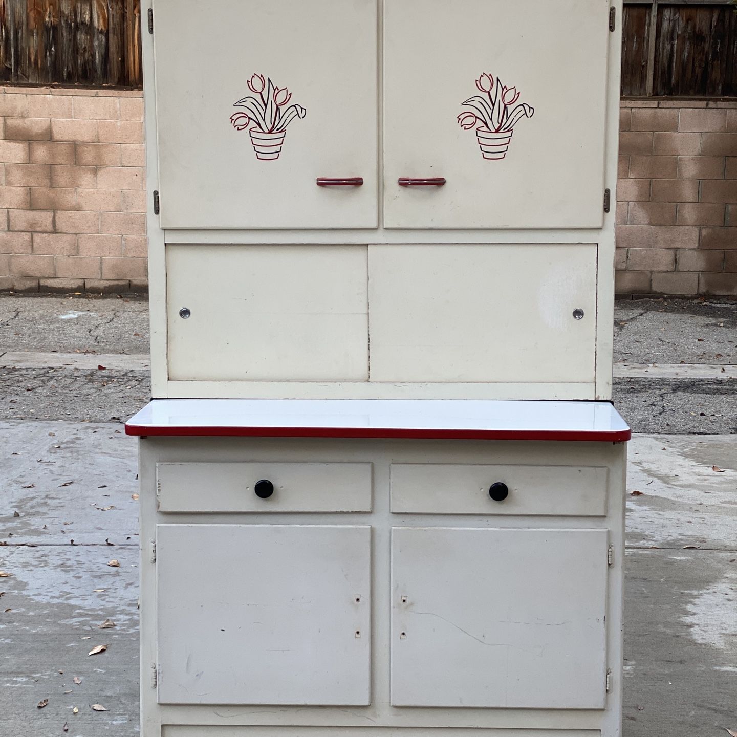 Vintage Indiana Hoosier Kitchen Cabinet