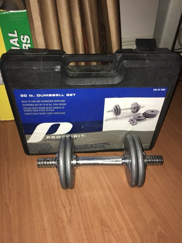 Dumbell set weights 30lb