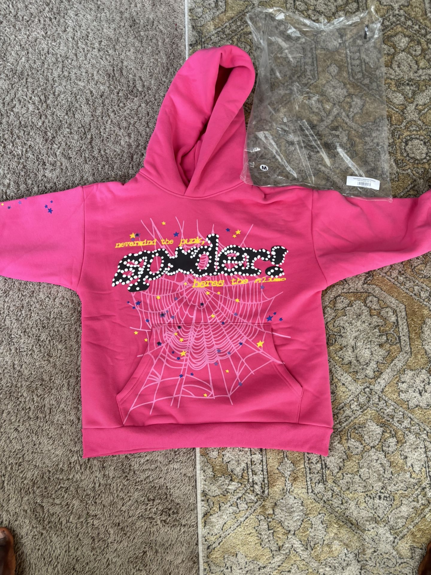 Pink Spider Hoodie 
