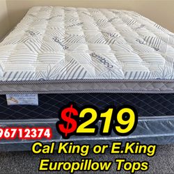 12in King Size Dream Luxury European Pillow Top Mattress 