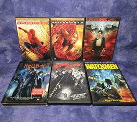 Comic Book Related DVD Movies • Lot of 6