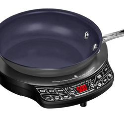 Nuwave PIC Flex Compact, Portable, Powerful Induction Cooktop With 9-inch Duralon Healthy Ceramic
