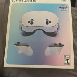 Meta Quest 3s 128 GB - All In One Virtual Reality Headset includes Batman: Arkham Shadow