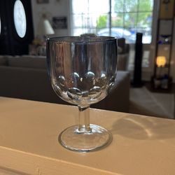 Vintage thumbprint Goblet