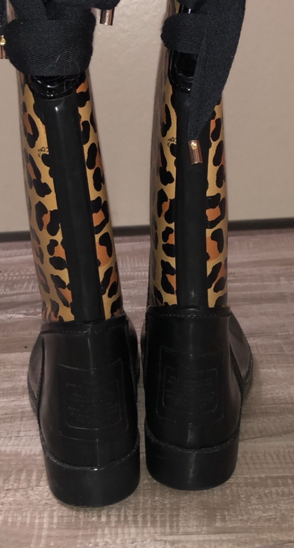 Women’s Cheetah Coach Boots