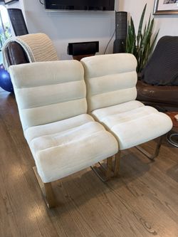 8 MCM Cantilever Dining Chairs By Preview Mid Century