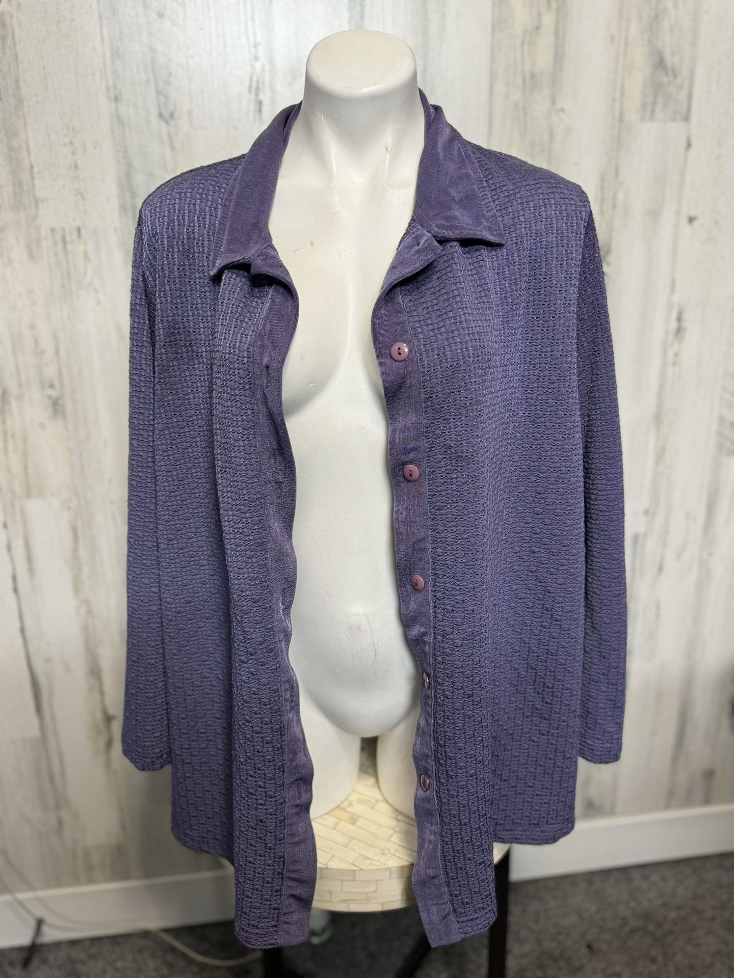 Purple Cardigan 