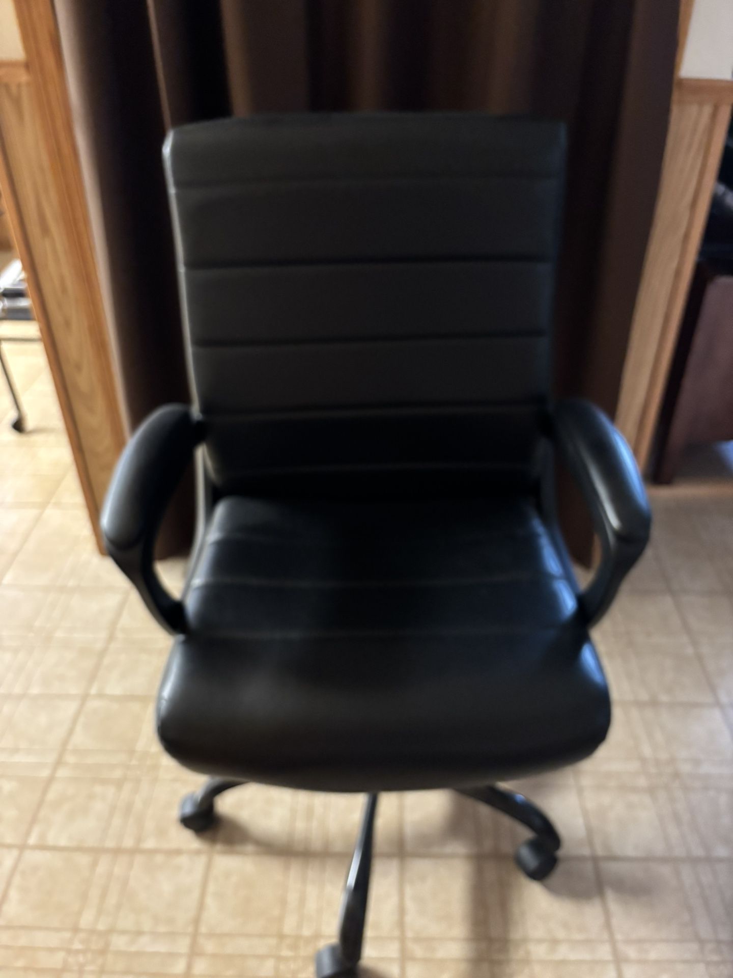 Black Rolling Office Chair