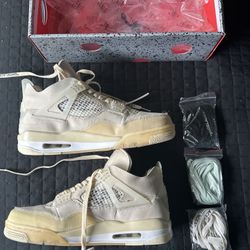 Jordan 4 Sails Off White 