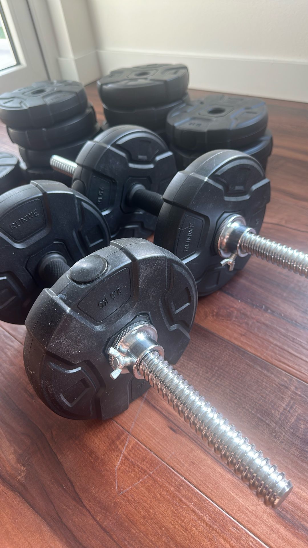 Barbell and Dumbbells set