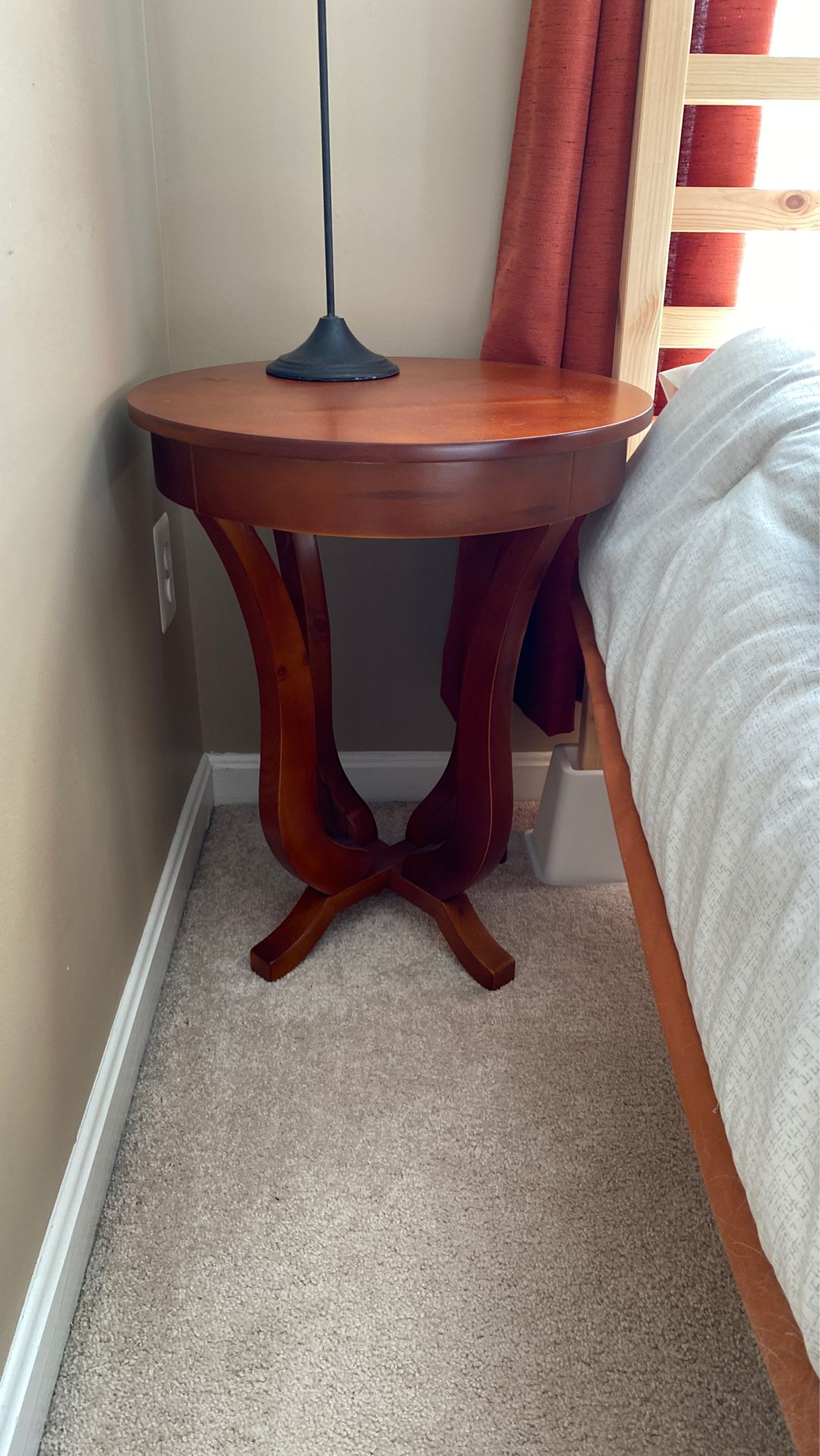 Little round end table