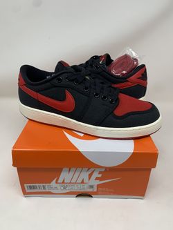 Nike Air Jordan 1 AJKO Low BRED size 8.5 New Deadstock