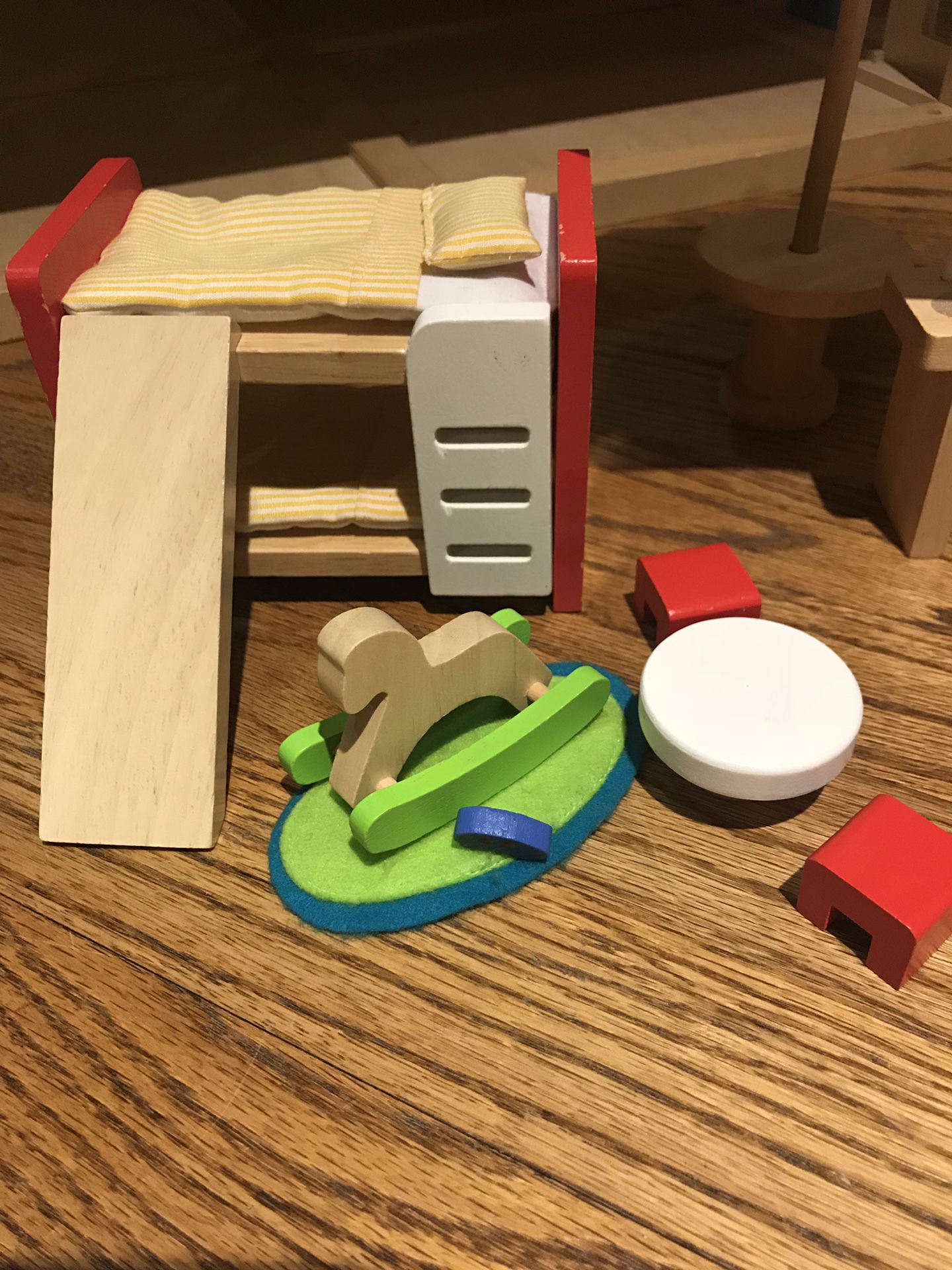 Wooden Dollhouse with Turntable – Hearthsong