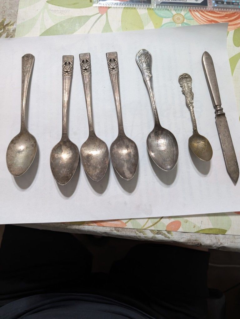 Reduced Old Spoons And Butter Knife?